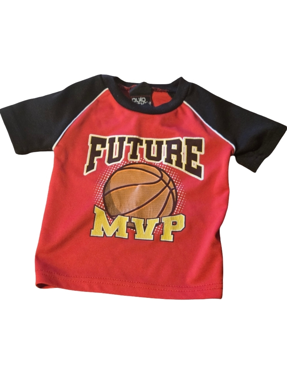 Kids 'Future MVP' Red & Black Basketball Graphic Tee